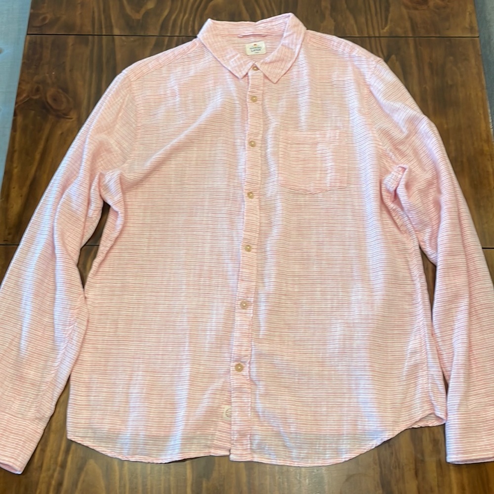 Marine Layer Men’s Long Sleeve Linen Shirt